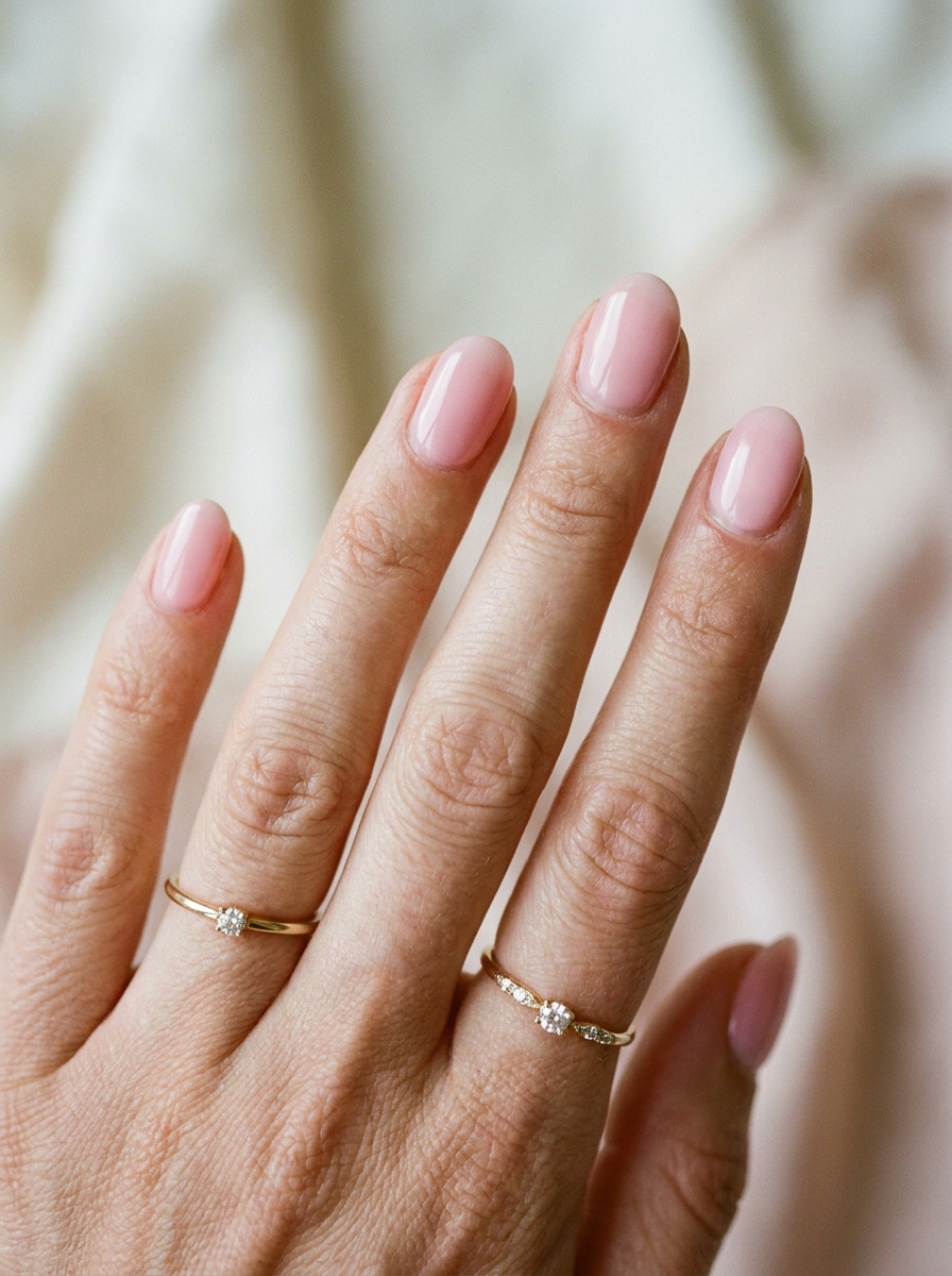 Soft Pink Basic Nails als Basic Nails Inspiration 2026